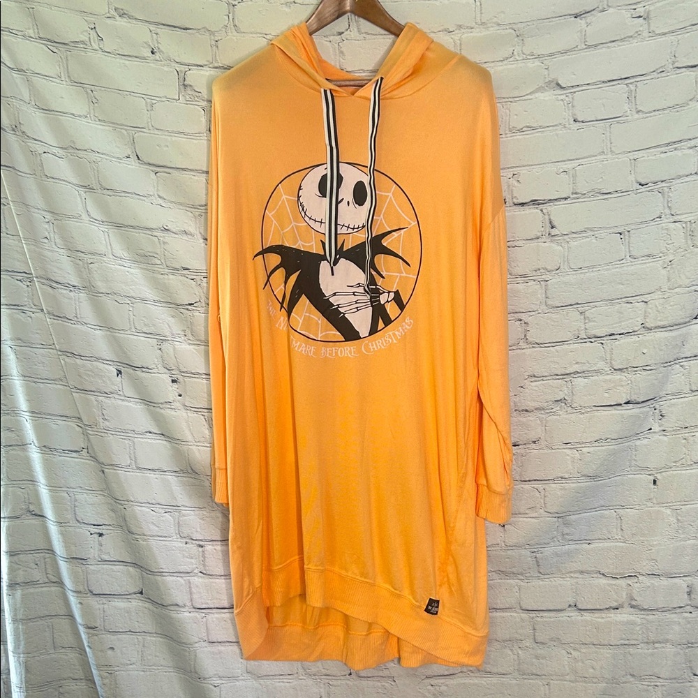 Disney’s Tim Burton’s The Nightmare Before Christmas Long Sleeve Hooded Top 3X